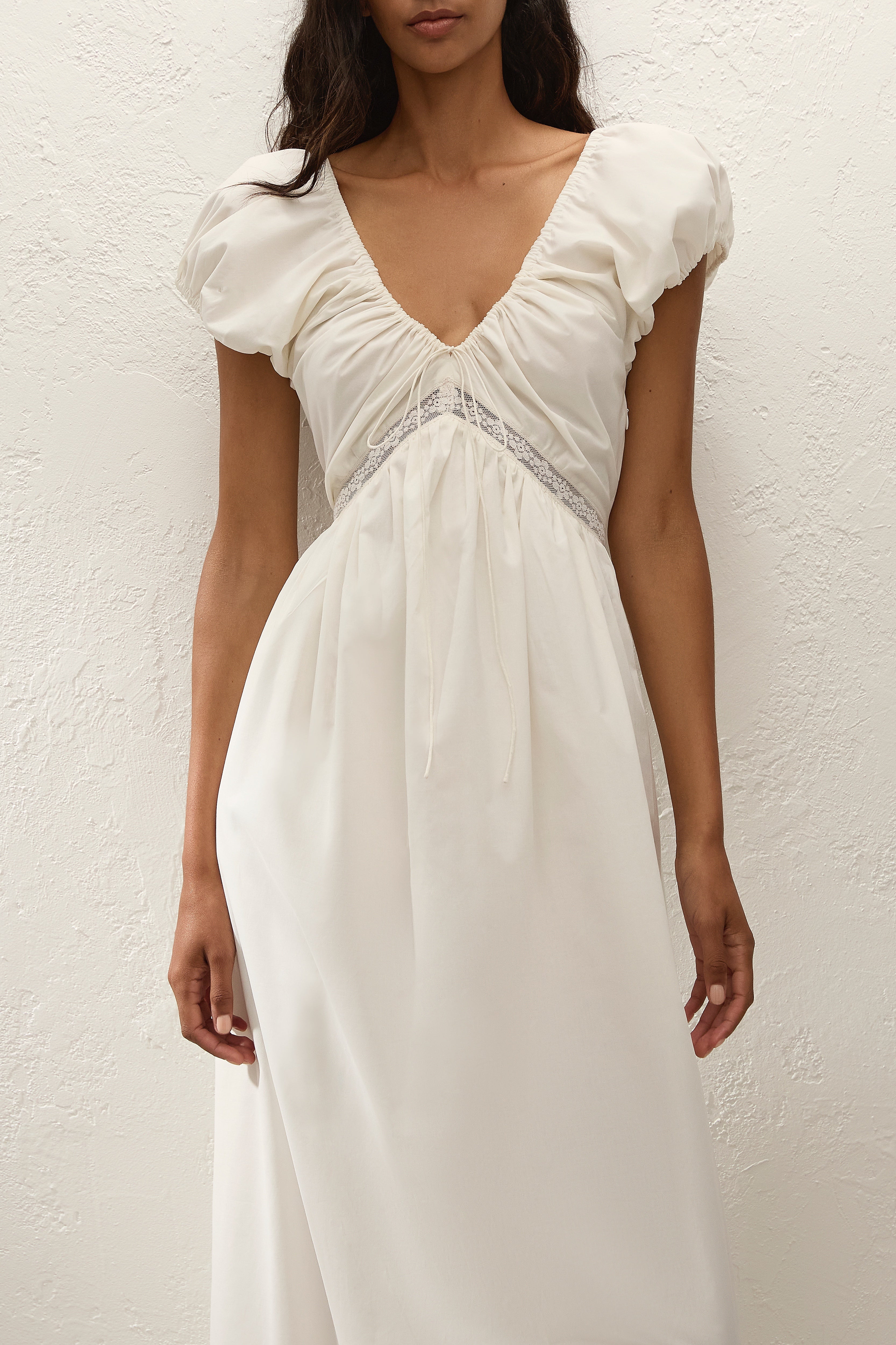 Elodia Maxi Dress Mila Lace Ivory