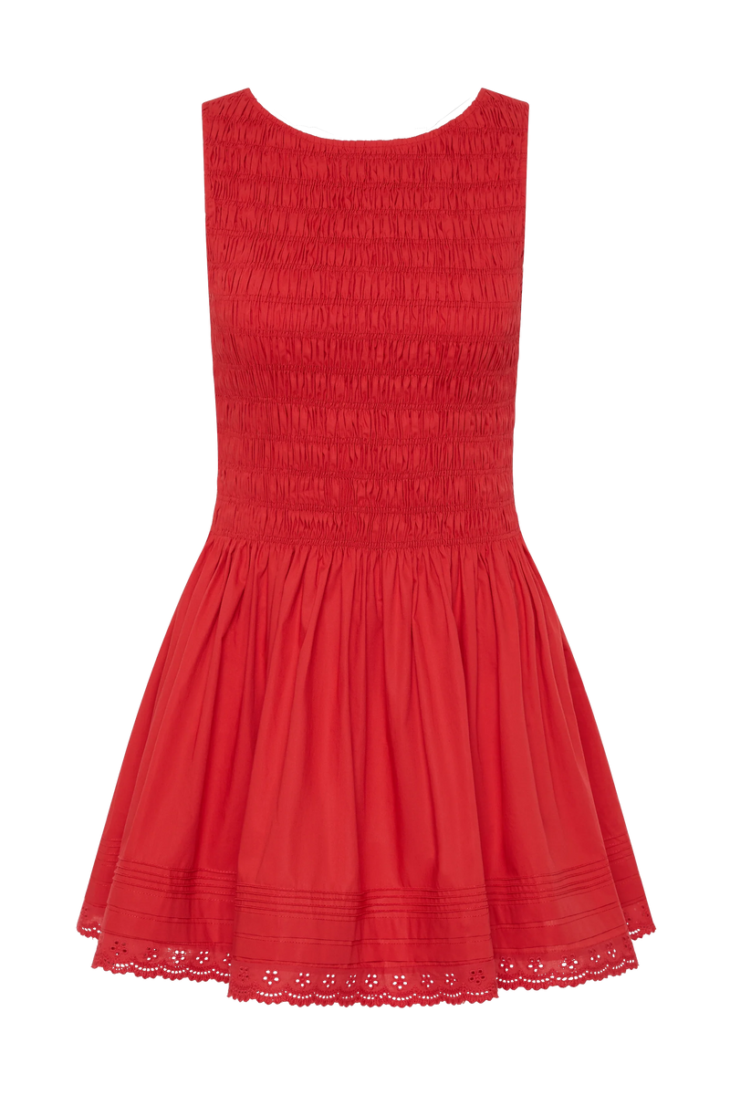 Carolina Mini Dress Red
