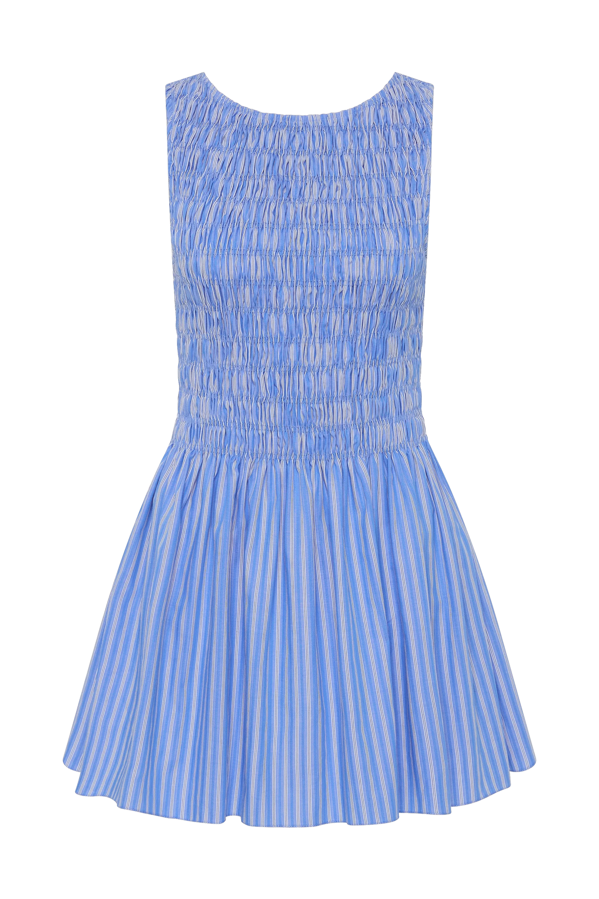 Carina Mini Dress Joao Stripe Azulejo Blue