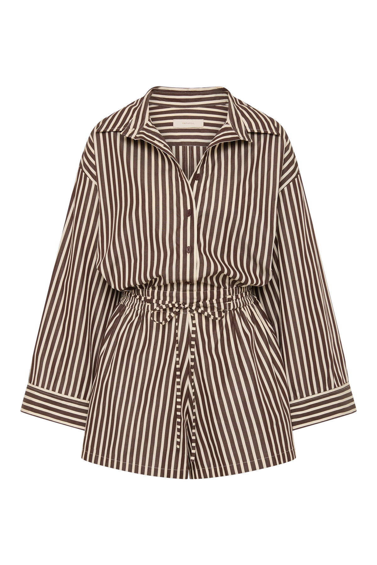 Belas Playsuit Rita Stripe Port