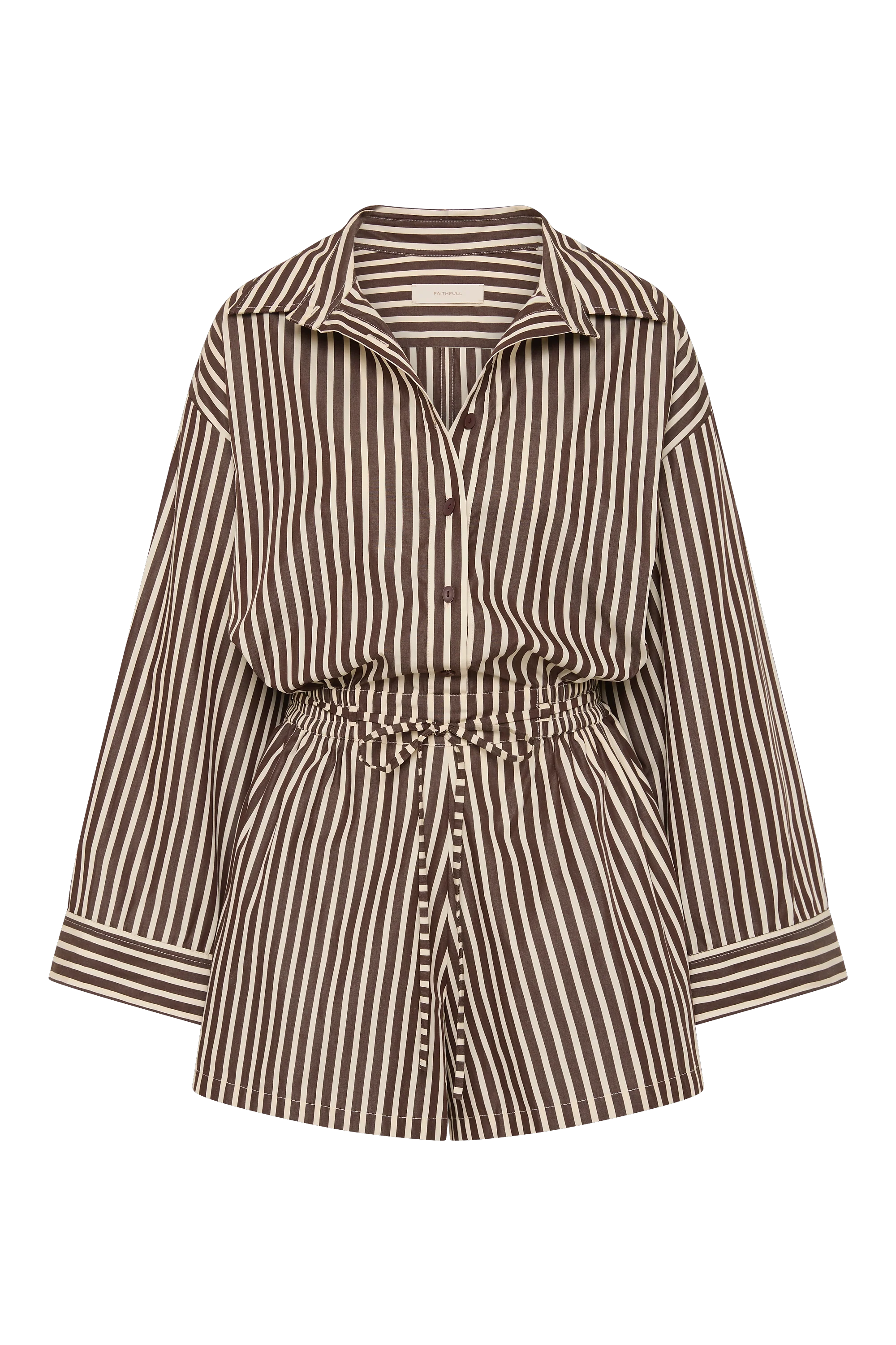 Belas Playsuit Rita Stripe Port