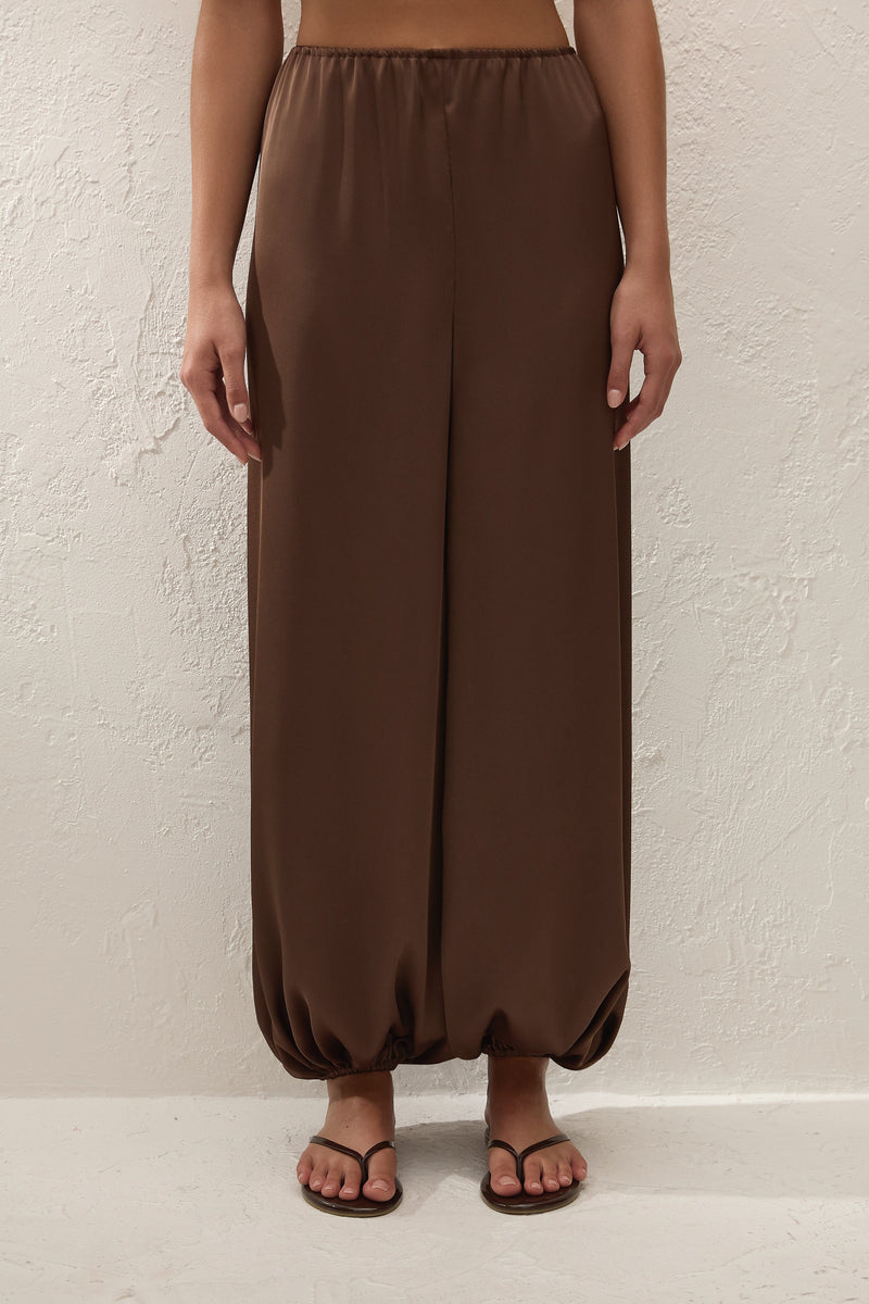 Cove Balloon Pant Chocolate