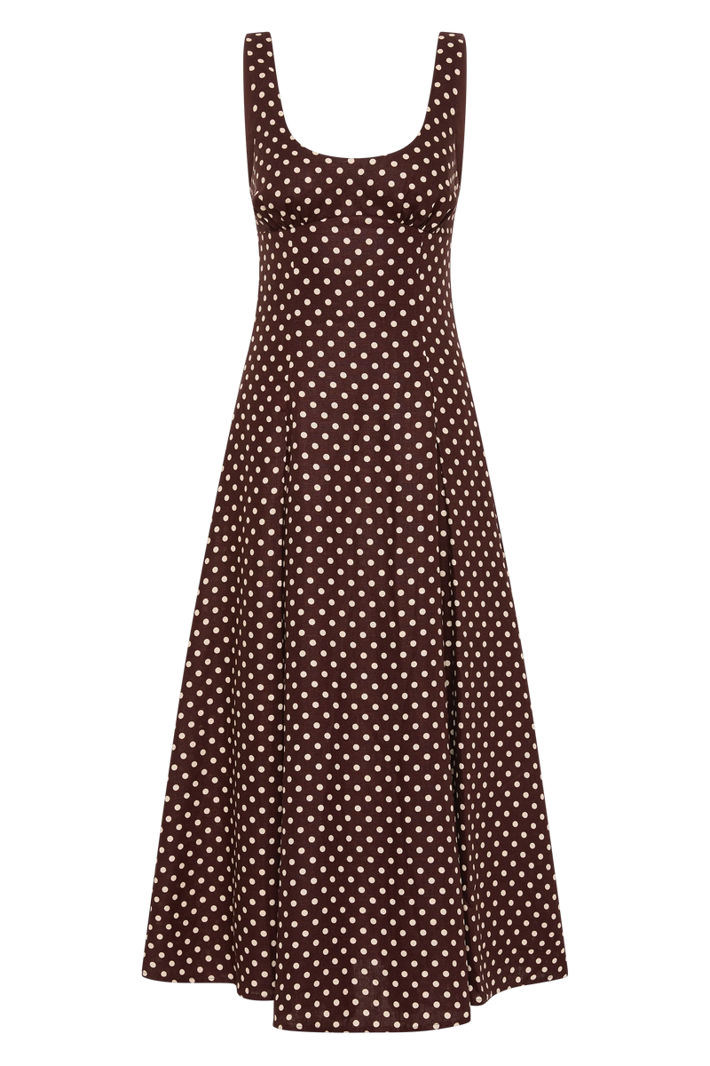Esme Midi Dress Martinha Polka Dot