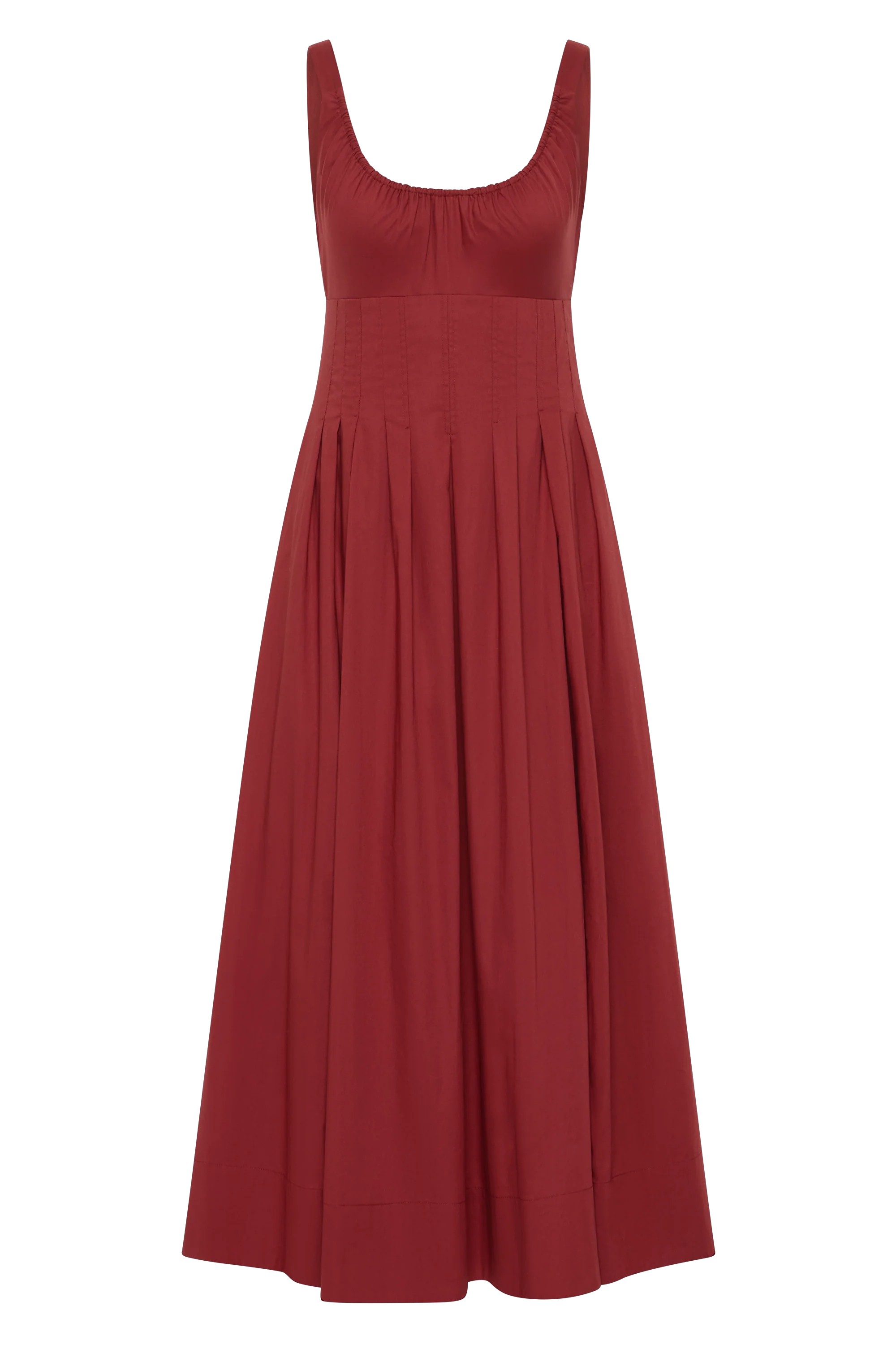 Rosalina Midi Dress Porto Red