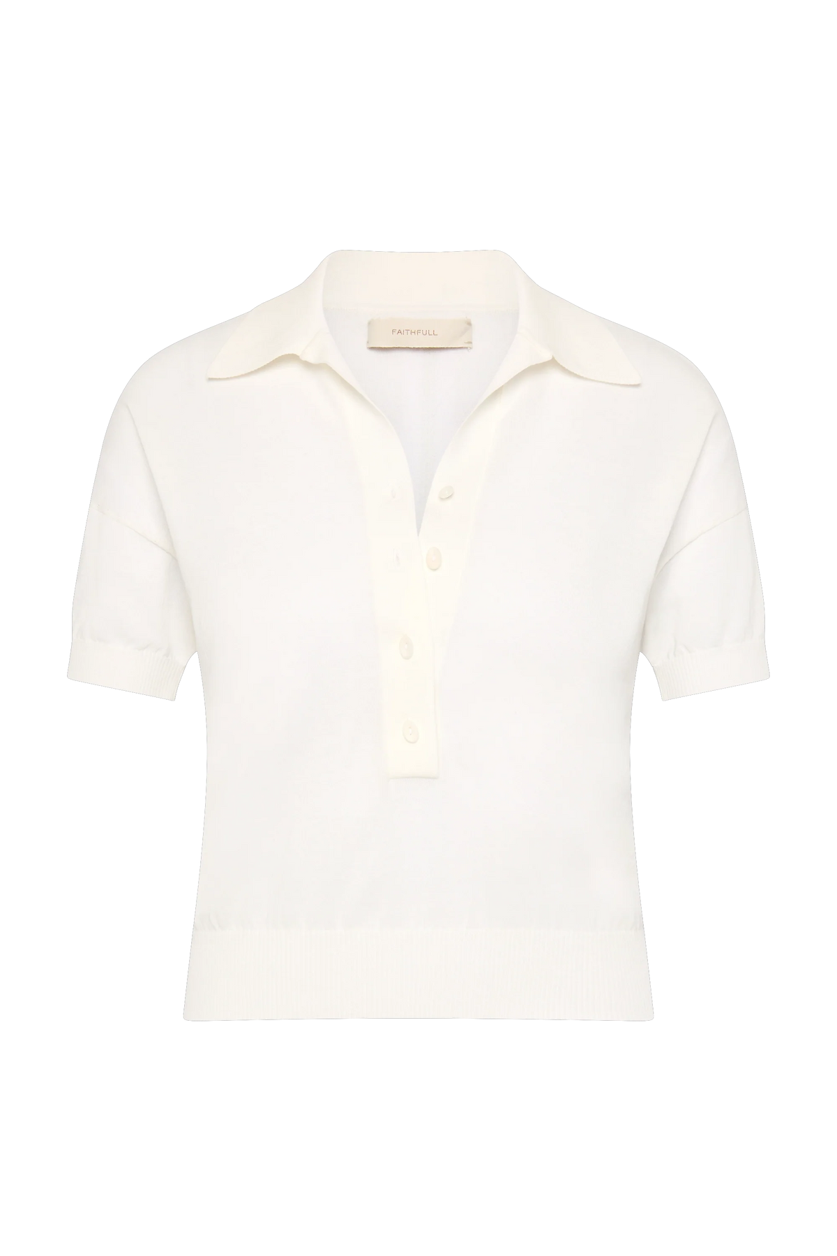 Sable Polo Shirt White - Final Sale