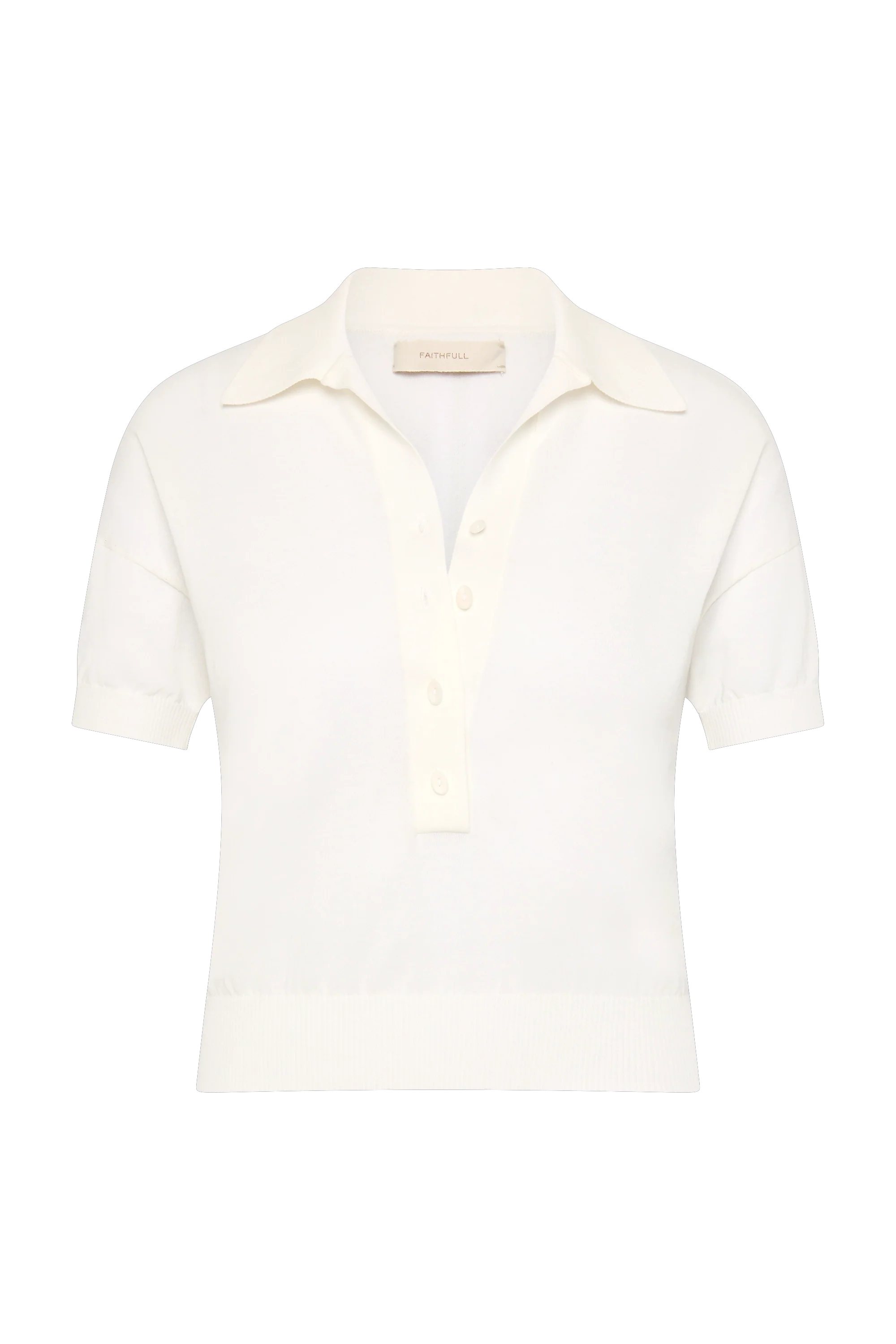 Sable Polo Shirt White - Final Sale
