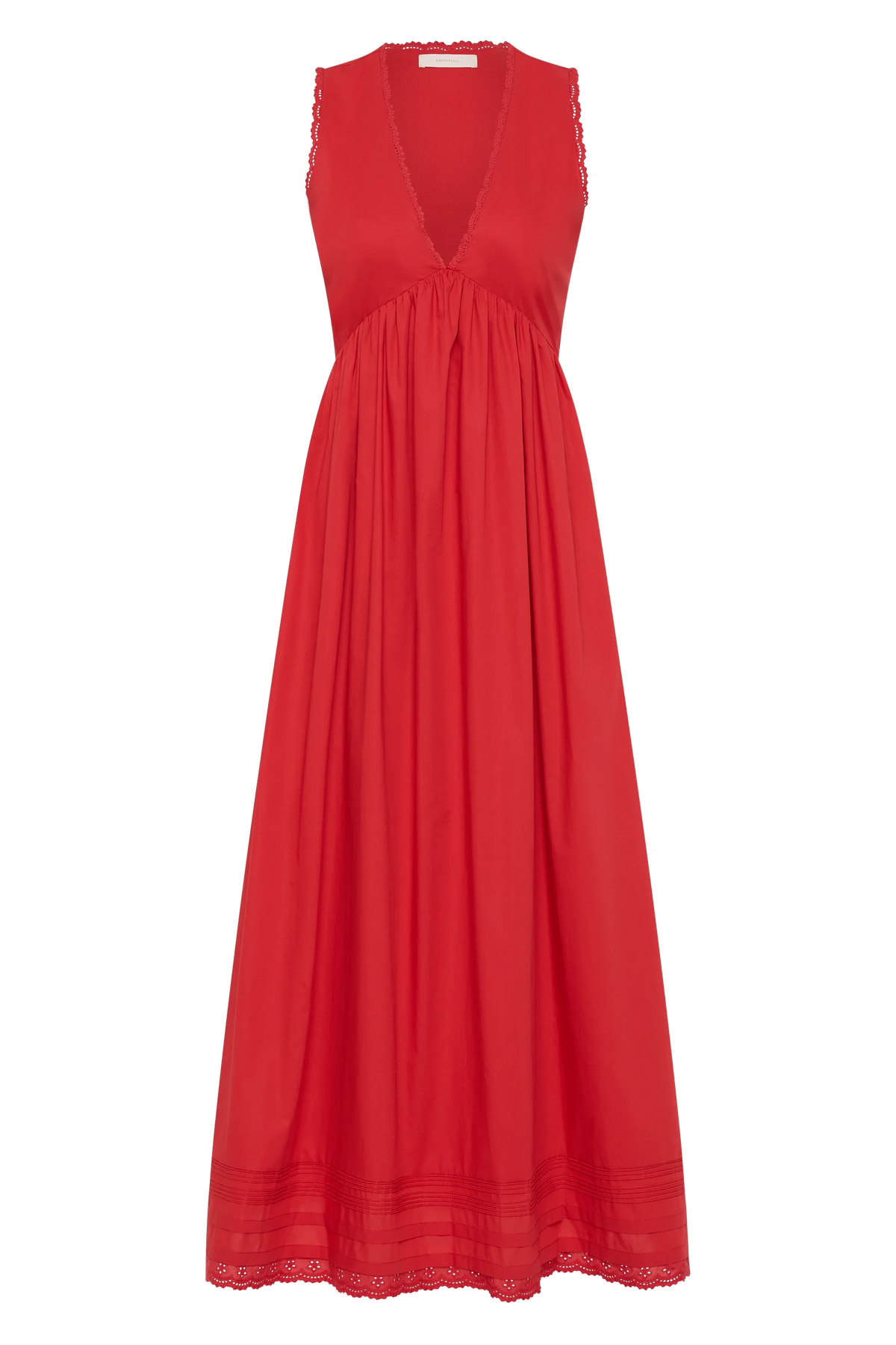 Jovita Midi Dress Red